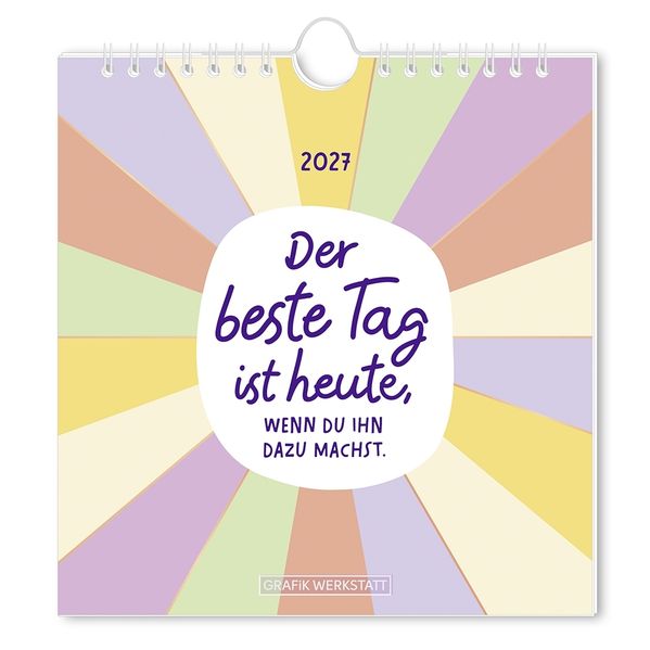 Postkartenkalender 2027 Der beste Tag