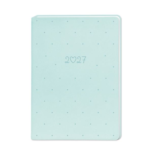 Terminplaner Lederlook 2027 Mint