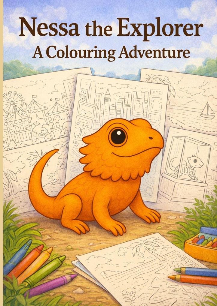 Nessa the Explorer A Colouring Adventure