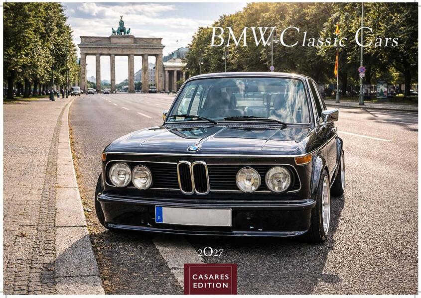 BMW Classic Cars Kalender 2027 - Wandkalender | Fotokalender Oldtimer 24x35cm BMW Oldtimer - Hochwertiger Oldtimer Kalender.