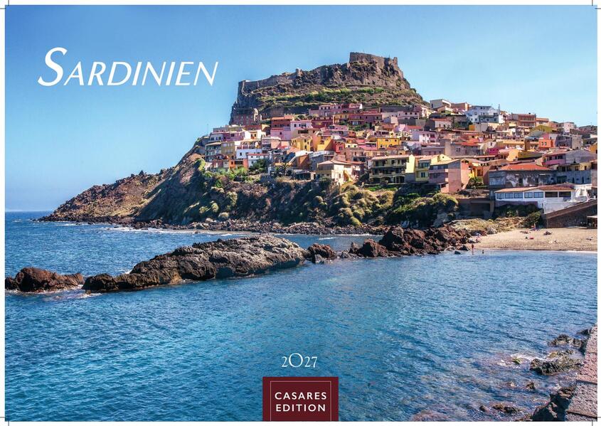 Sardinien Kalender 2027 - Wandkalender | Fotokalender Italien 35x50cm - mit 12 traumhaften Fotos von Stränden Buchten & Natur der Mittelmeerinsel.
