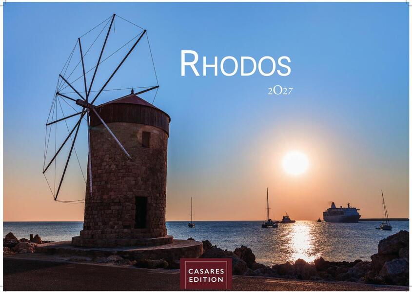 Rhodos Kalender 2027 - Wandkalender | Fotokalender Griechenland 24x35cm Premium Qualität Urlaub Ferien Reise & Lifestyle - Perfekt für Rodos Fans & Reisebegeisterte.