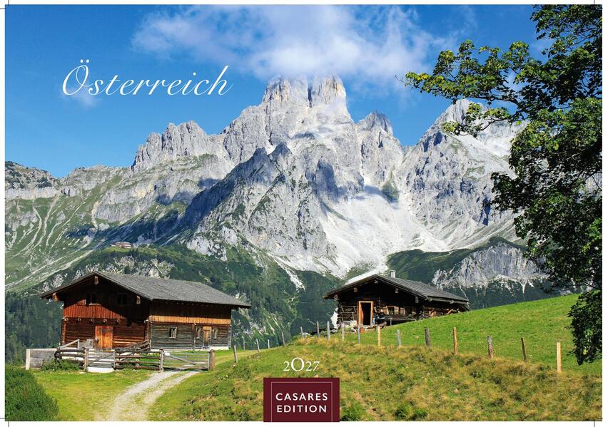 Österreich Kalender 2027 - Wandkalender | Fotokalender | Österreich Kalender | Alpenkalender | Alpenländer 24x35cm -Bilder von Wien Salzburg Tirol & mehr