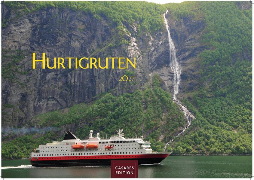 Hurtigruten Kalender 2027 - Wandkalender | Fotokalender Nordeuropa 35x50cm Grosses Format - Atemberaubende Natur- und Meereswelten Abenteuer & Naturerlebnis - Perfektes Geschenk