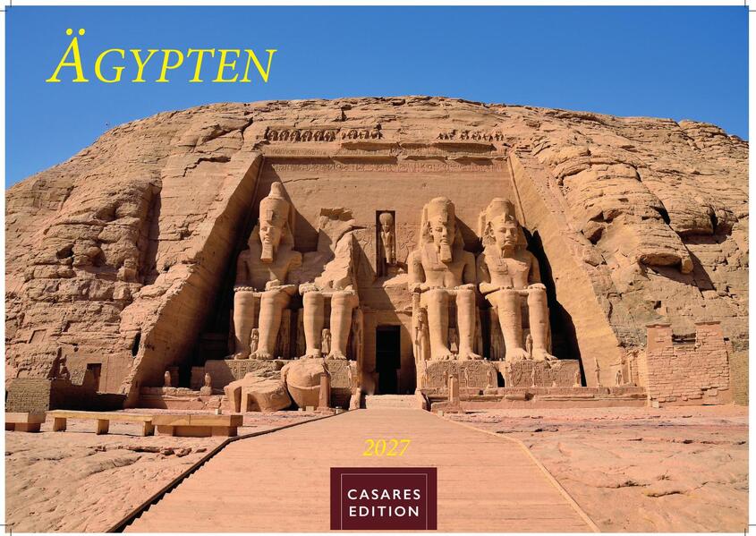 Ägypten Kalender 2027 - Wandkalender | Fotokalender Afrika 24x35 cm - mit atemberaubenden Fotos der Pyramiden Sphinx Luxor & mehr