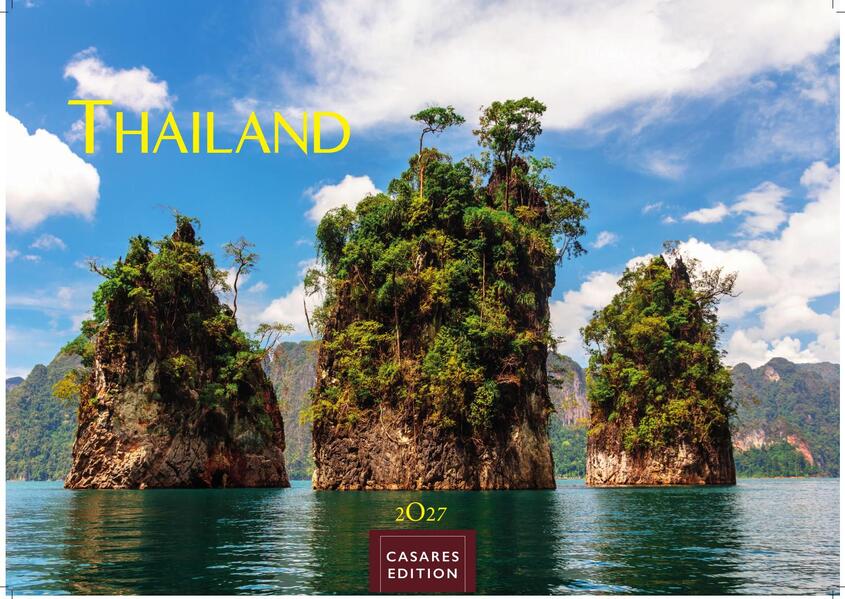 Thailand Kalender 2027 - Wandkalender | Fotokalender 24x35cm - Hochwertiger für 2027 - von der beeindruckenden Schönheit des Landes Perfekt für Thailand-Liebhaber