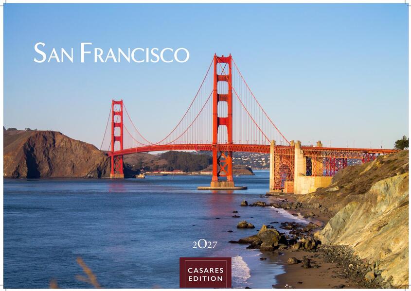 San Francisco Kalender 2027 - Wandkalender | Fotokalender Nordamerika 35x50cm - Faszinierende Bilder aus der Stadt der Hügel perfekt als Deko & Geschenkidee