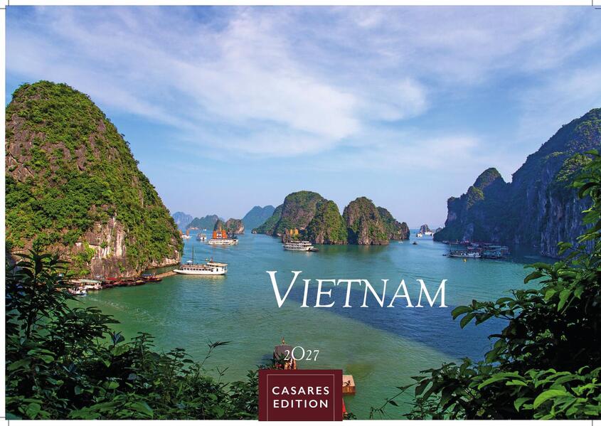 Vietnam Kalender 2027 - Wandkalender | Fotokalender Asien 35x50cm Grosses Format - Fotos von Vietnams beeindruckenden Landschaften und traditionellem Leben perfekt für Vietnam-Liebhaber