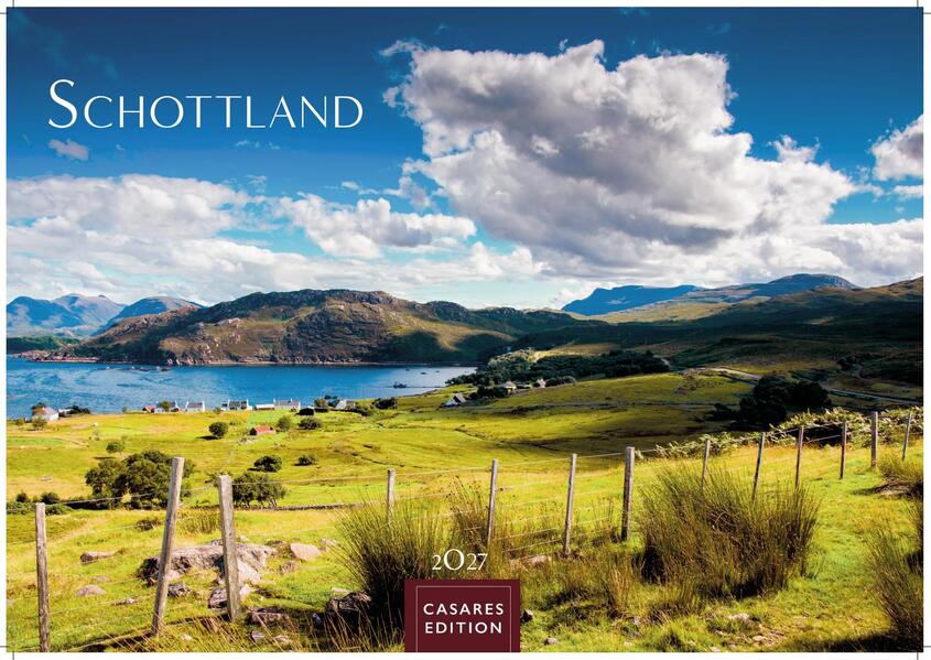 Schottland Kalender 2027 - Wandkalender | Fotokalender England 24x35cm - Faszinierende Bilder von schottischen Highlands Lochs Küsten und Nationalparks