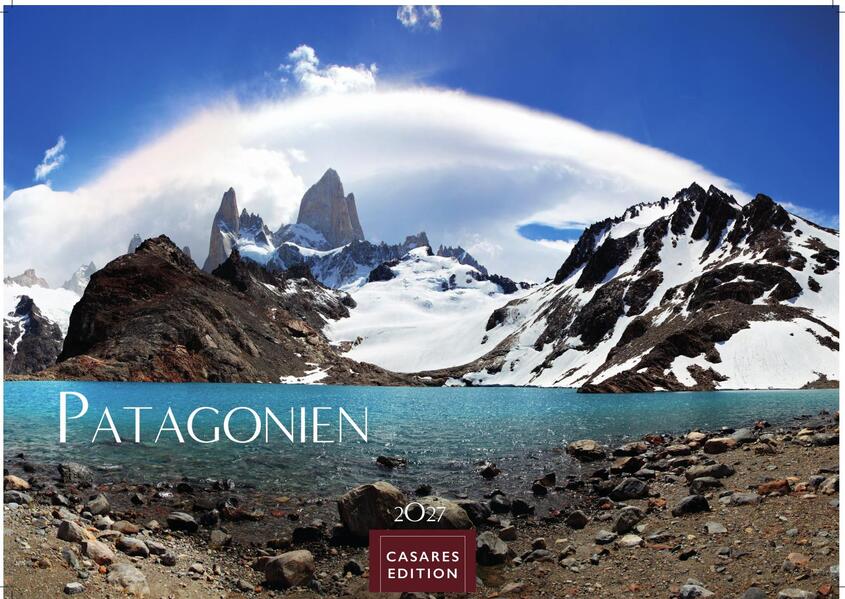 Patagonien Kalender 2027 - Wandkalender | Fotokalender Südamerika 35x50cm - mit beeindruckenden Fotos von Gletschern Bergen & Wildnis ideal als Geschenk & Deko