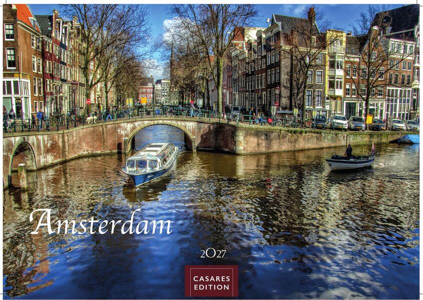 Amsterdam Kalender 2027 - Wandkalender | Fotokalender |Niederlande |Mitteleuropa 35x50cm - Atemberaubende Fotos von Amsterdams Sehenswürdigkeiten Kanälen und kulturellen Highlights.