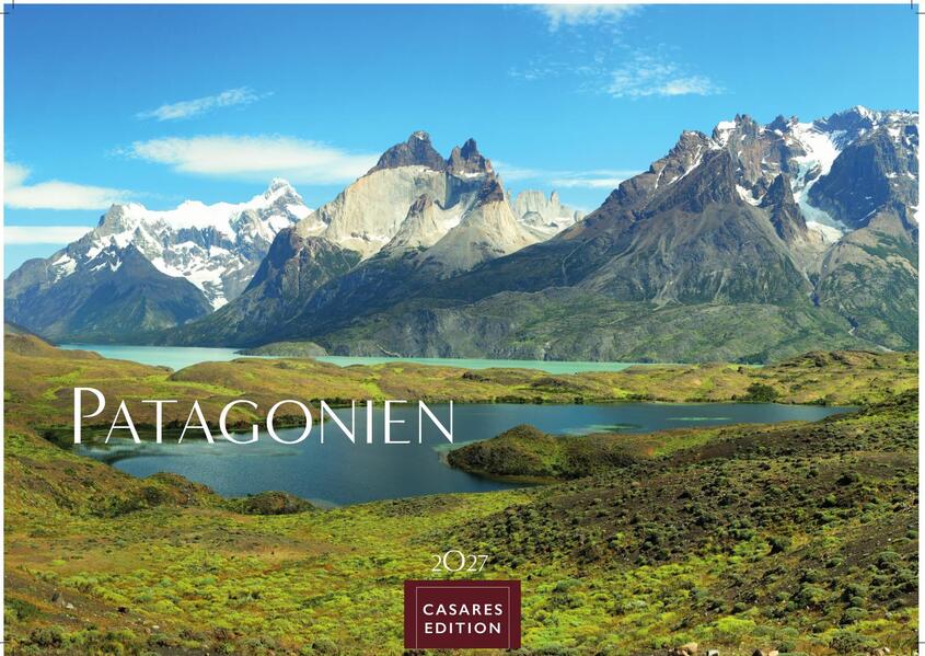 Patagonien Kalender 2027 - Wandkalender | Fotokalender Südamerika 24x35cm - mit beeindruckenden Fotos von Gletschern Bergen & Wildnis ideal als Geschenk & Deko