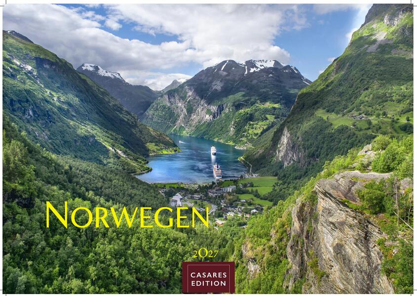 Norwegen Kalender 2027 - Wandkalender | Fotokalender Nordeuropa 35x50cm Grosses Format - Mit 12 atemberaubenden Norwegen-Fotografien die die Schönheit der norwegischen Natur festhalten