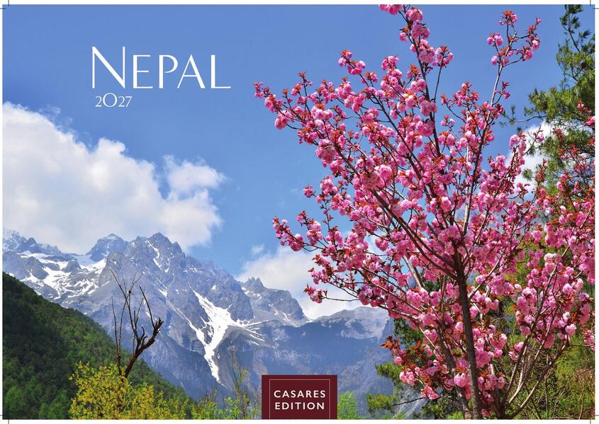 Nepal Kalender 2027 - Wandkalender | Fotokalender Asien 24x35cm - Atemberaubende Fotos der Himalaya-Gipfel Tempel und heiligen Stätten Nepals