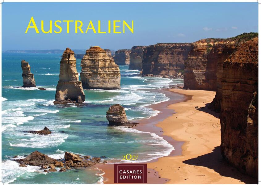 Australien Kalender 2027 - Wandkalender | Fotokalender Ozeanien 35x50cm - 12 atemberaubende Landschaften aus Down Under perfekt als Geschenk & Wanddeko
