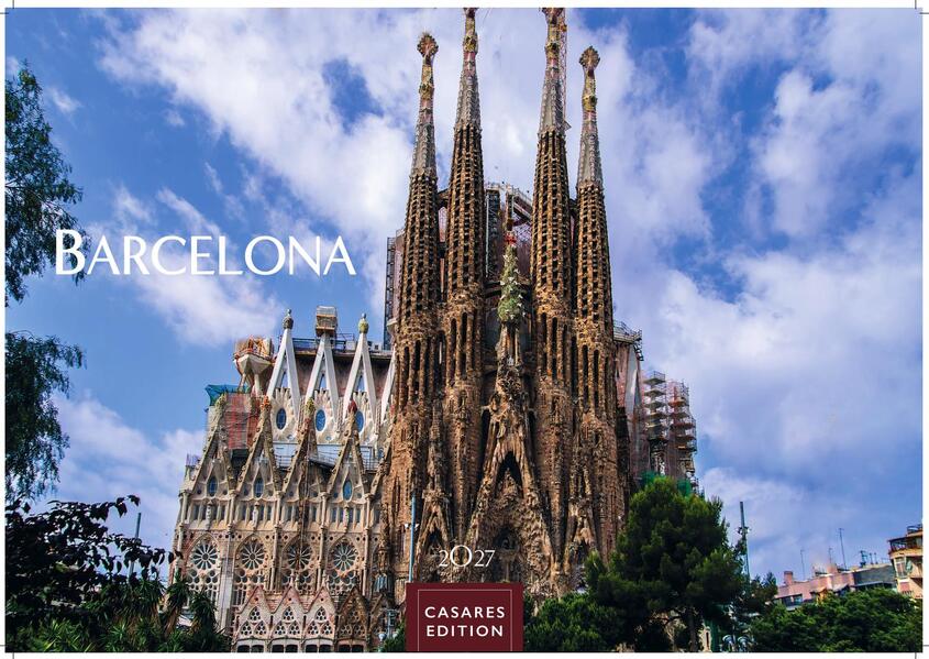 Barcelona Kalender 2027 - Wandkalender | Fotokalender Spanien 35x50cm - Foto. mit den schönsten Motiven Sehenswürdigkeiten & Inspirationen'