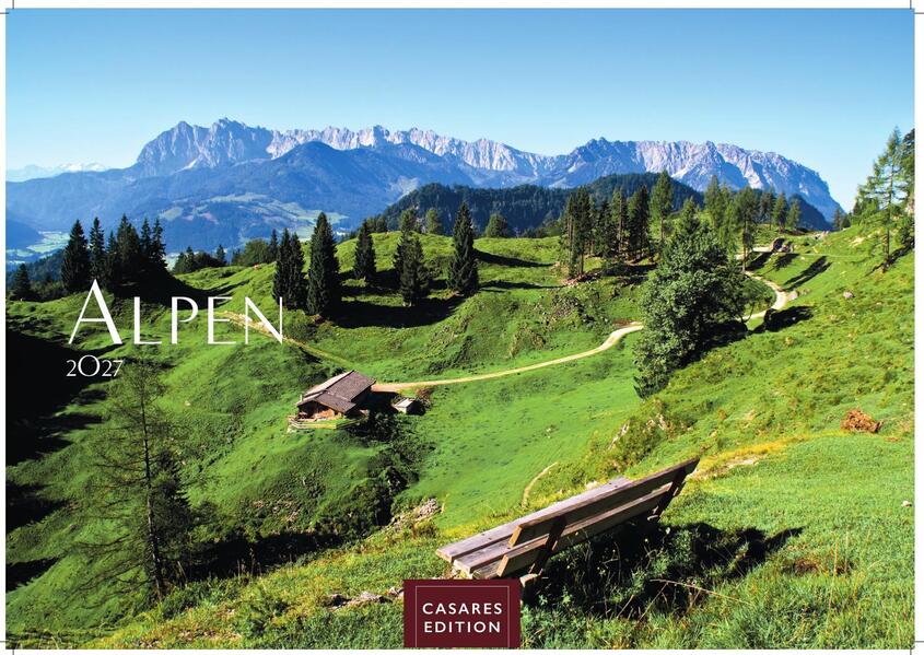 Alpen Kalender 2027 - Wandkalender | Fotokalender | Alpenkalender | Alpenländer 24x35cm - Hochwertiger . mit atemberaubenden Bergmotiven Perfekt für Naturliebhaber & Bergfans'