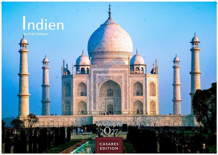Indien Kalender 2027 - Wandkalender | Fotokalender Asien 35x50cm Grosses Format - Entdecken Sie die vielfältige Kultur Indiens in 12 faszinierenden Fotos