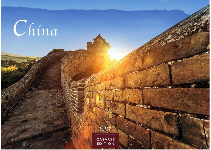China Kalender 2027 - Wandkalender | Fotokalender Asien 35x50cm Grosses Format - Wundervolle Landschaften | Tradition und Moderne in 12 faszinierenden FotosPerfekt für China-Liebhaber