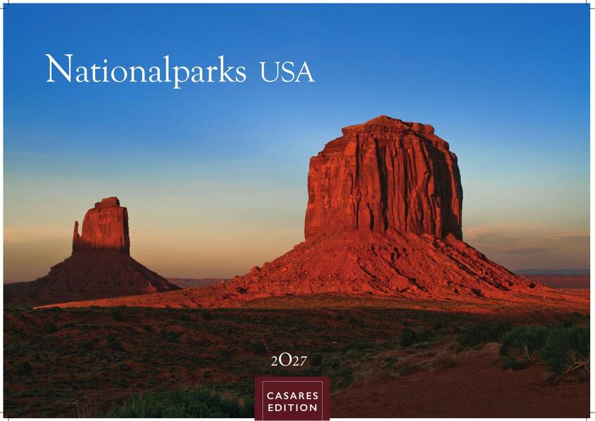 Nationalparks USA Kalender 2027 - Wandkalender | Fotokalender Nordamerika 35x50cm - Beeindruckende Landschaften & Wildnis auf 12 Monatsblättern dekorativ & inspirierend