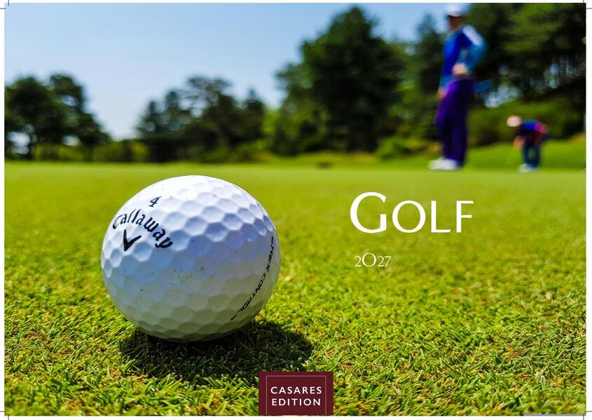 Golf Kalender 2027 - Wandkalender | Fotokalender |Golfkalender Kalender für Golfliebhaber Sportkalender 24x35cm