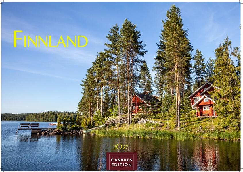 Finnland Kalender 2027 - Wandkalender | Fotokalender Nordeuropa 35x50cm Grosses Format - mit beeindruckenden Naturaufnahmen aus Finnland
