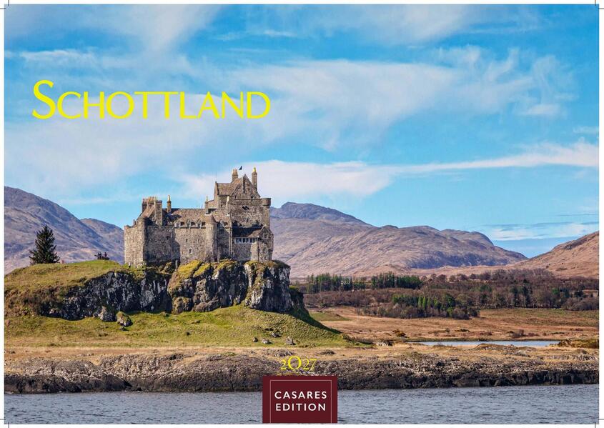 Schottland Kalender 2027 - Wandkalender | Fotokalender England 35x50cm Grosses Format - Faszinierende Bilder von schottischen Highlands Lochs Küsten und Nationalparks