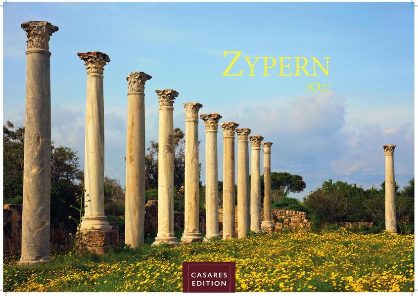 Zypern Kalender 2027 - Wandkalender | Fotokalender Mittelmeer 24x35cm - Wunderschöne Fotografien von Zypern Monat für Monat.