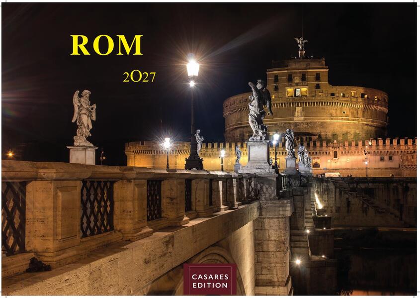 Rom Kalender 2027 - Wandkalender | Fotokalender Italien 35x50cm - mit 12 beeindruckenden Motiven der ewigen Stadt