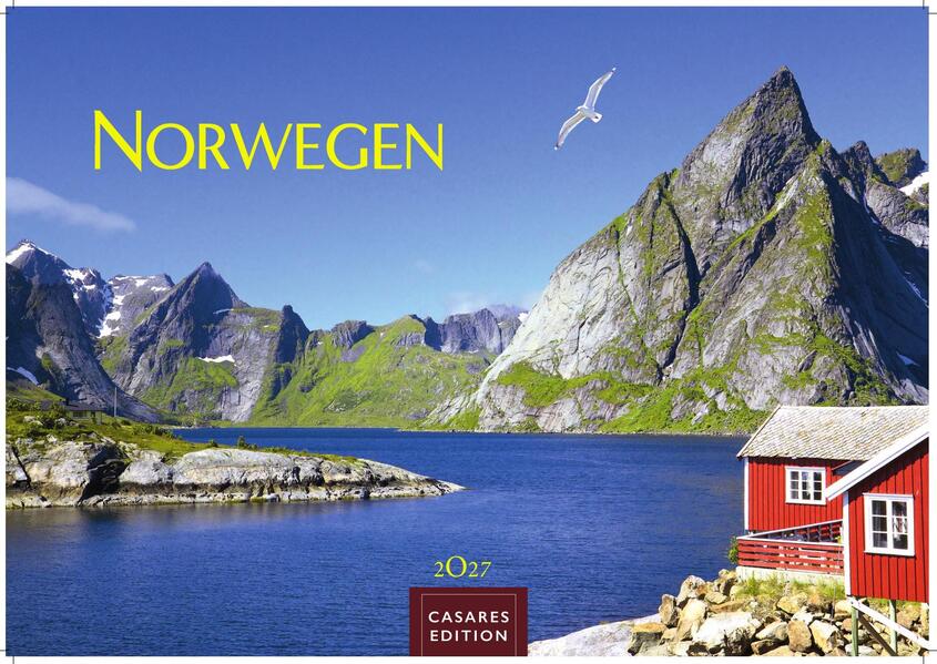 Norwegen Kalender 2027 - Wandkalender | Fotokalender Nordeuropa 24x35cm - Mit 12 atemberaubenden Norwegen-Fotografien die die Schönheit der norwegischen Natur festhalten