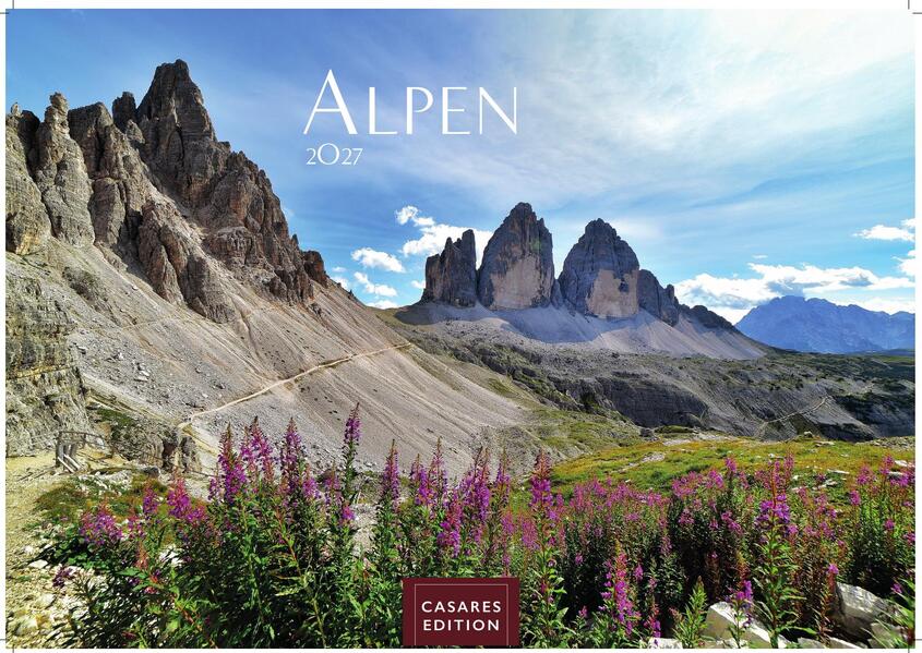 Alpen Kalender 2027 - Wandkalender | Fotokalender | Alpenkalender | Alpenländer 35x50cm Grosses Format - Hochwertiger . mit atemberaubenden Bergmotiven Perfekt für Naturliebhaber & Bergfans
