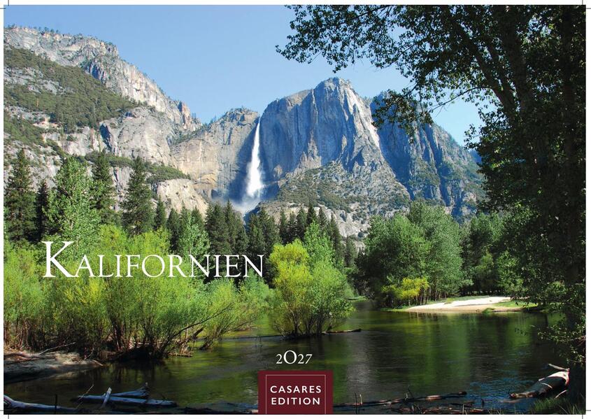 Kalifornien Kalender 2027 - Wandkalender | Fotokalender Nordamerika 35x50cm - Faszinierende Westküste mit ikonischen Motiven von Küste Wüste und Metropolen