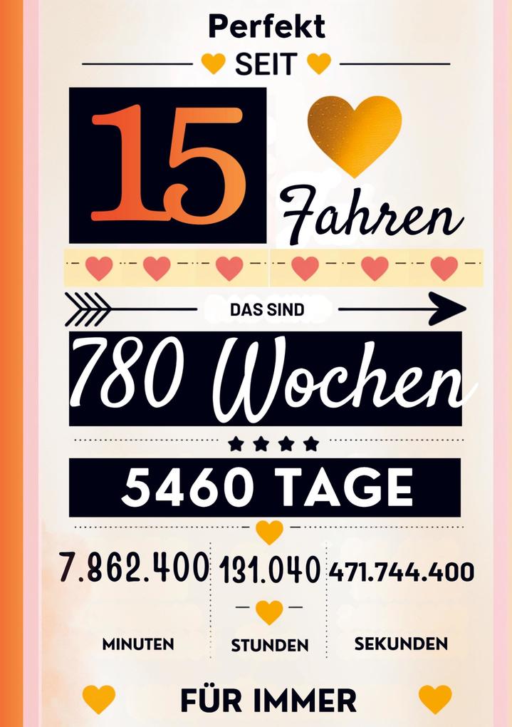 Notizbuch für Mädchen 15 Jahre- Geburtstagsgeschenk für 15 jährige Mädchen