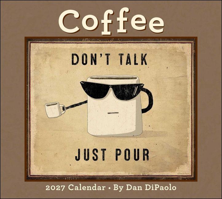 Coffee 2027 Deluxe Wall Calendar