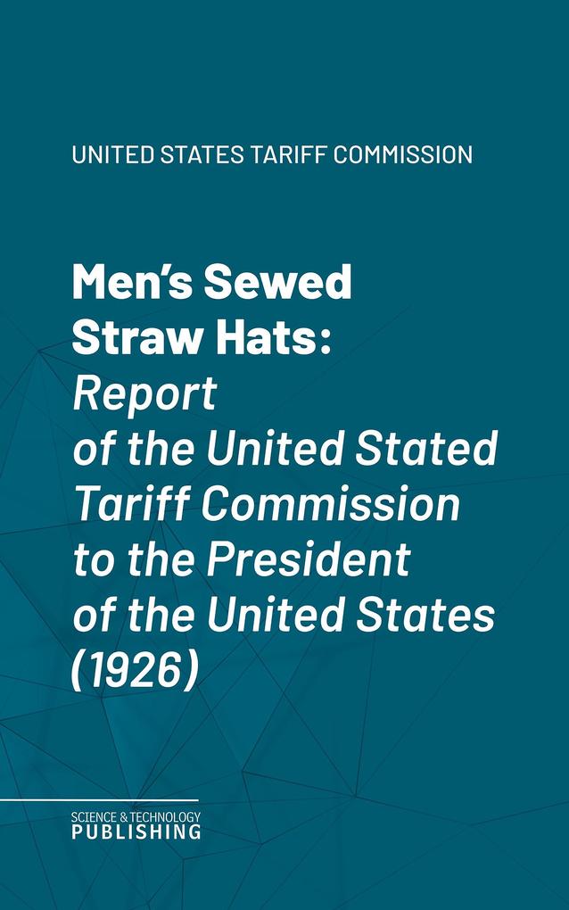 Men's Sewed Straw Hats