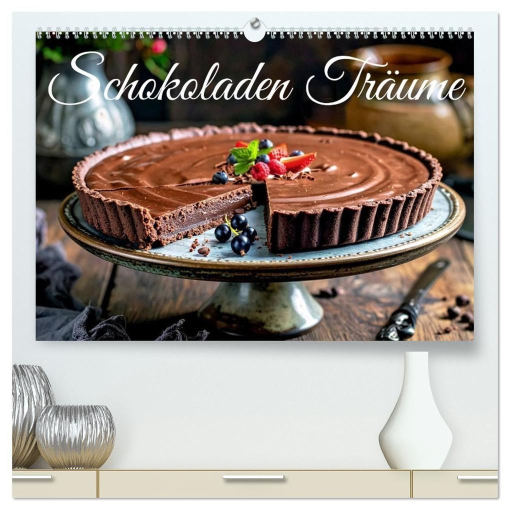 Schokoladen Träume (hochwertiger Premium Wandkalender 2027 DIN A2 quer) Kunstdruck in Hochglanz
