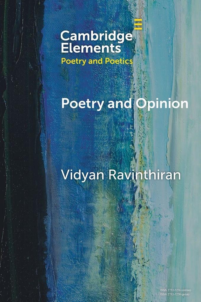 Poetry and Opinion