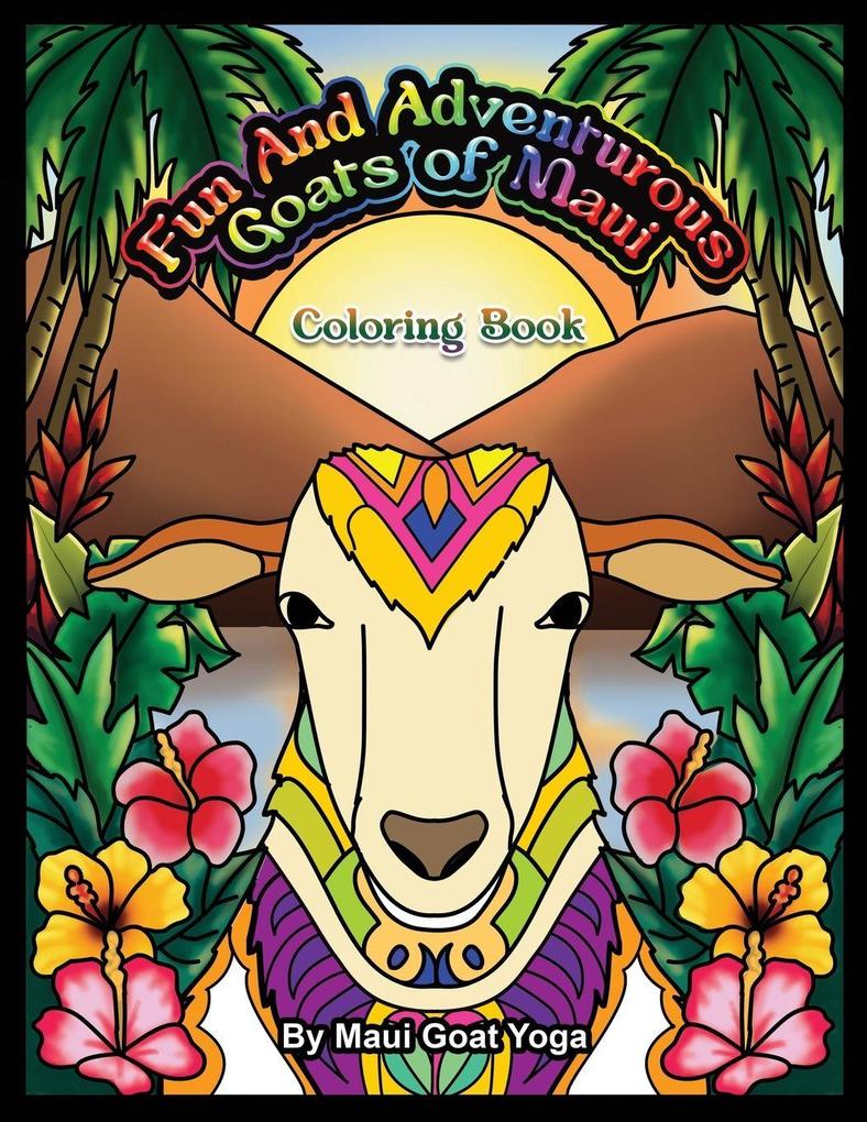 Fun and Adventurous Goats of Maui Coloring Book