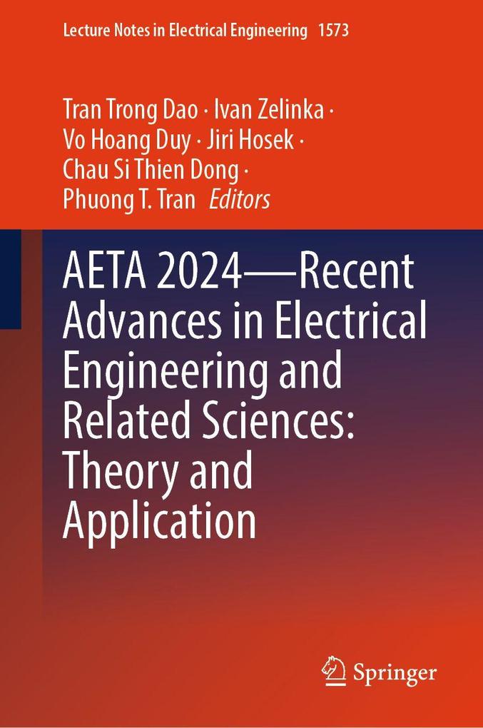 Aeta 2024--Recent Advances in Electrical Engineering and Related Sciences: Theory and Application