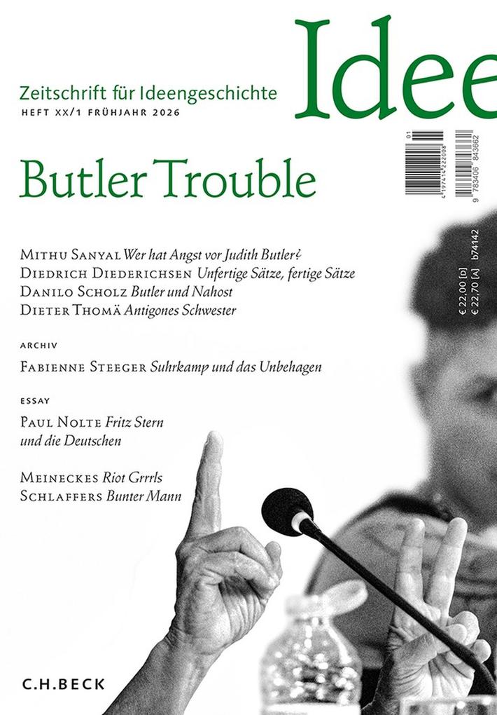 Zeitschrift für Ideengeschichte Heft XX/1 Frühjahr 2026