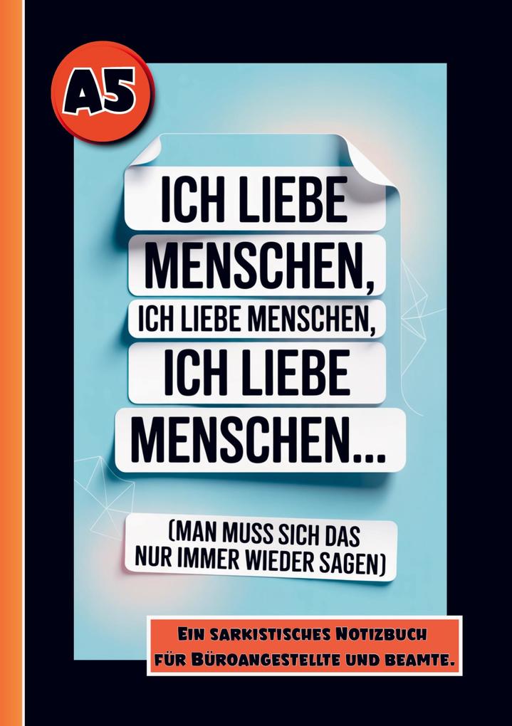 Fluch Buch Büro- Lustiges Geschenk für Büroangestellte/Beamte mit sarkastischen Sprüchen. Notizbuch Büro.