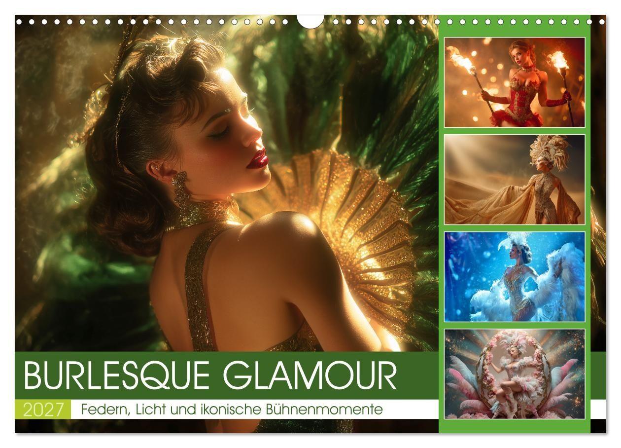 Burlesque Glamour (Wandkalender 2027 DIN A3 quer) CALVENDO Monatskalender