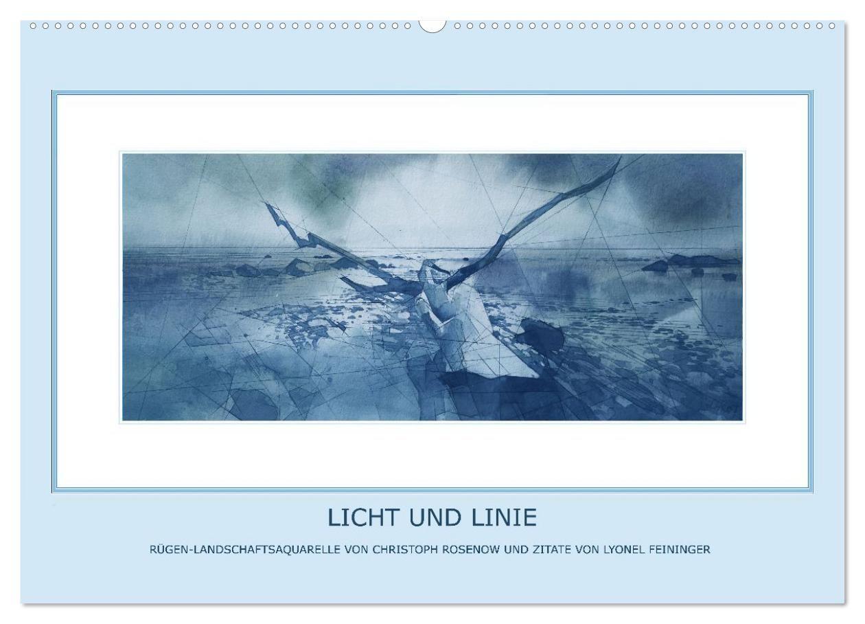 Licht und Linie (Wandkalender 2027 DIN A2 quer) CALVENDO Monatskalender