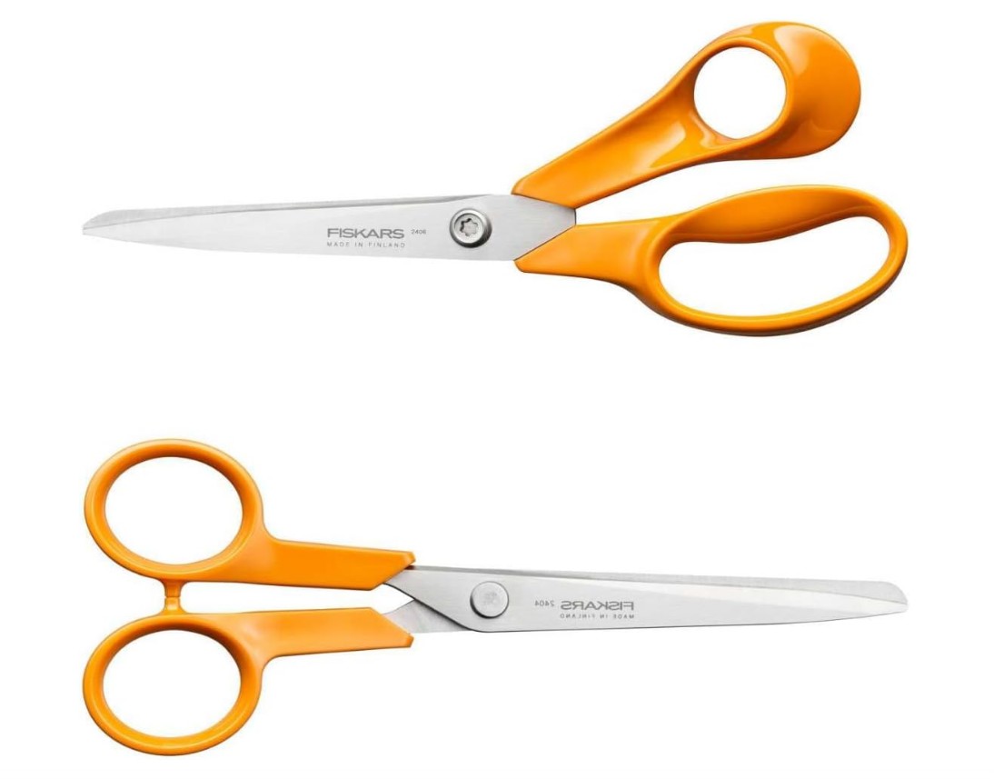 Fiskars Classic Scheren Set Universalschere 21 cm + Universalschere 16 cm