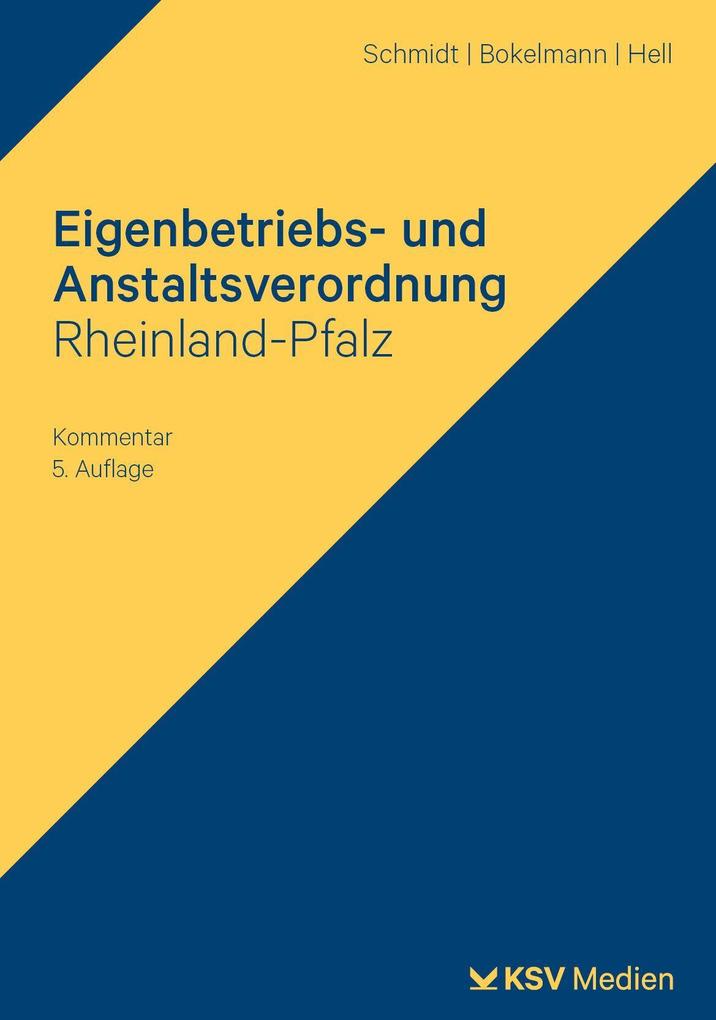 Eigenbetriebs- und Anstaltsverordnung Rheinland-Pfalz