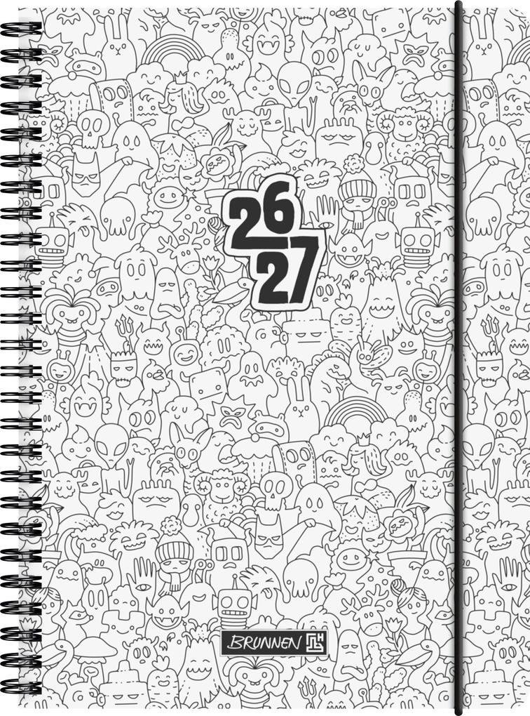 Schülerkalender 2026/2027 'ZENart' | A5 Kunststoff
