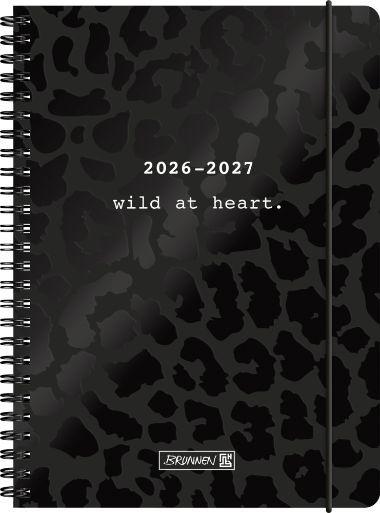 Schülerkalender 2026/2027 'BLACK' | A5 Papier