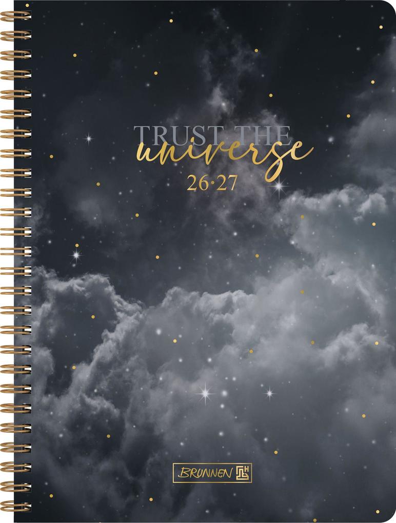 Schülerkalender Style 2026/2027 'Clouds' | A5 Kunststoff