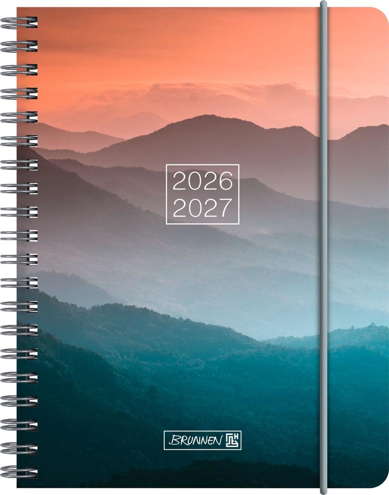 Schülerkalender 2026/2027 'Misty Sunset' | A6 Kunststoff
