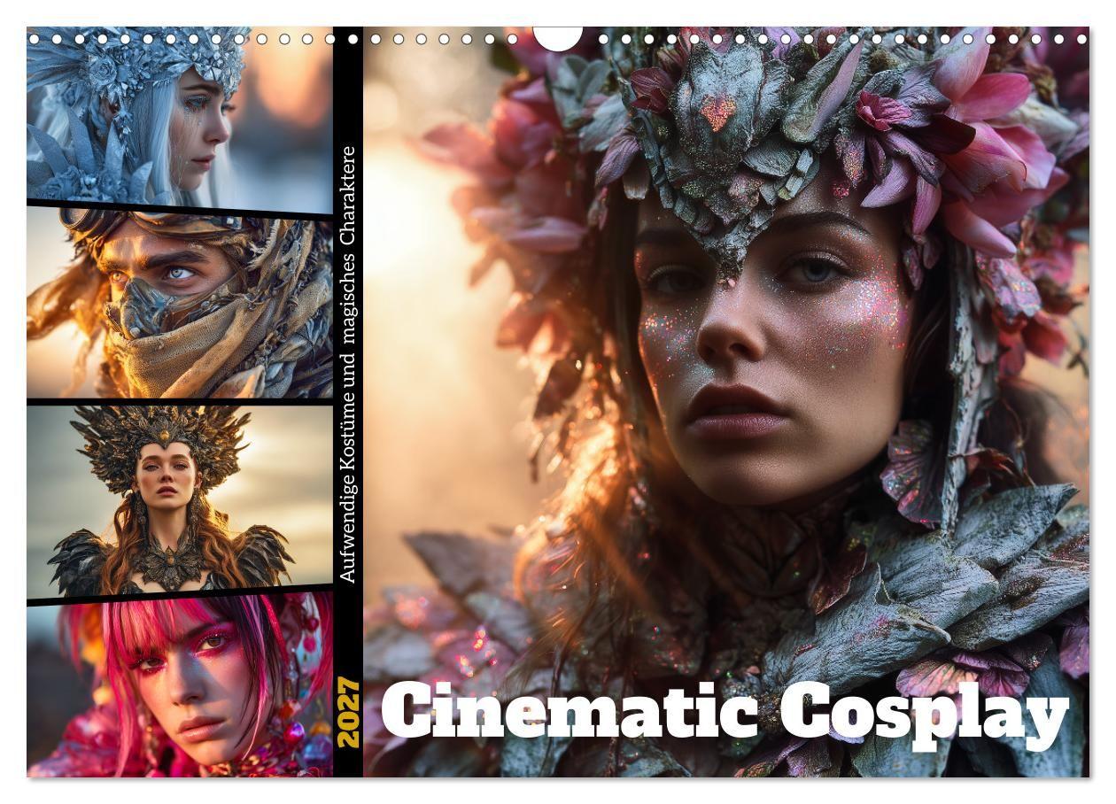Cinematic Cosplay (Wandkalender 2027 DIN A3 quer) CALVENDO Monatskalender